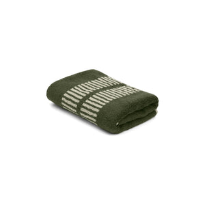 LOOP HOME hand towel - forest/sage - dual dash