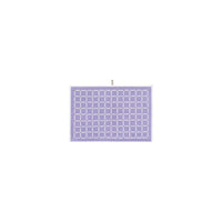 LOOP HOME hand towel - lilac/ivory - grid — view 2