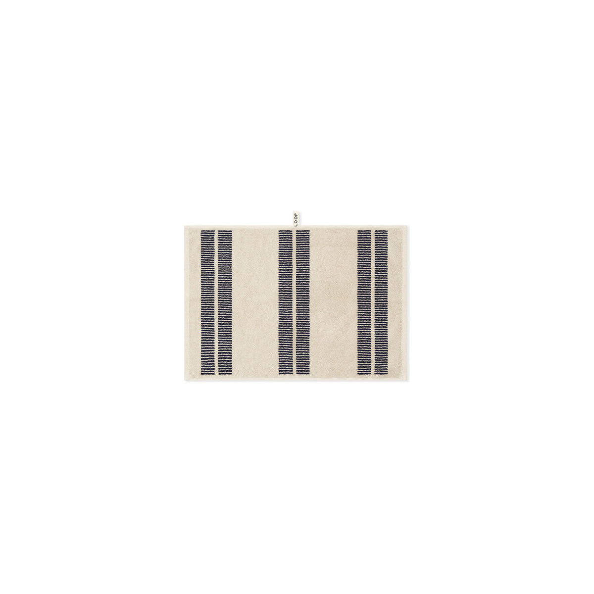 LOOP HOME hand towel - midnight/sand - dual dash — view 2