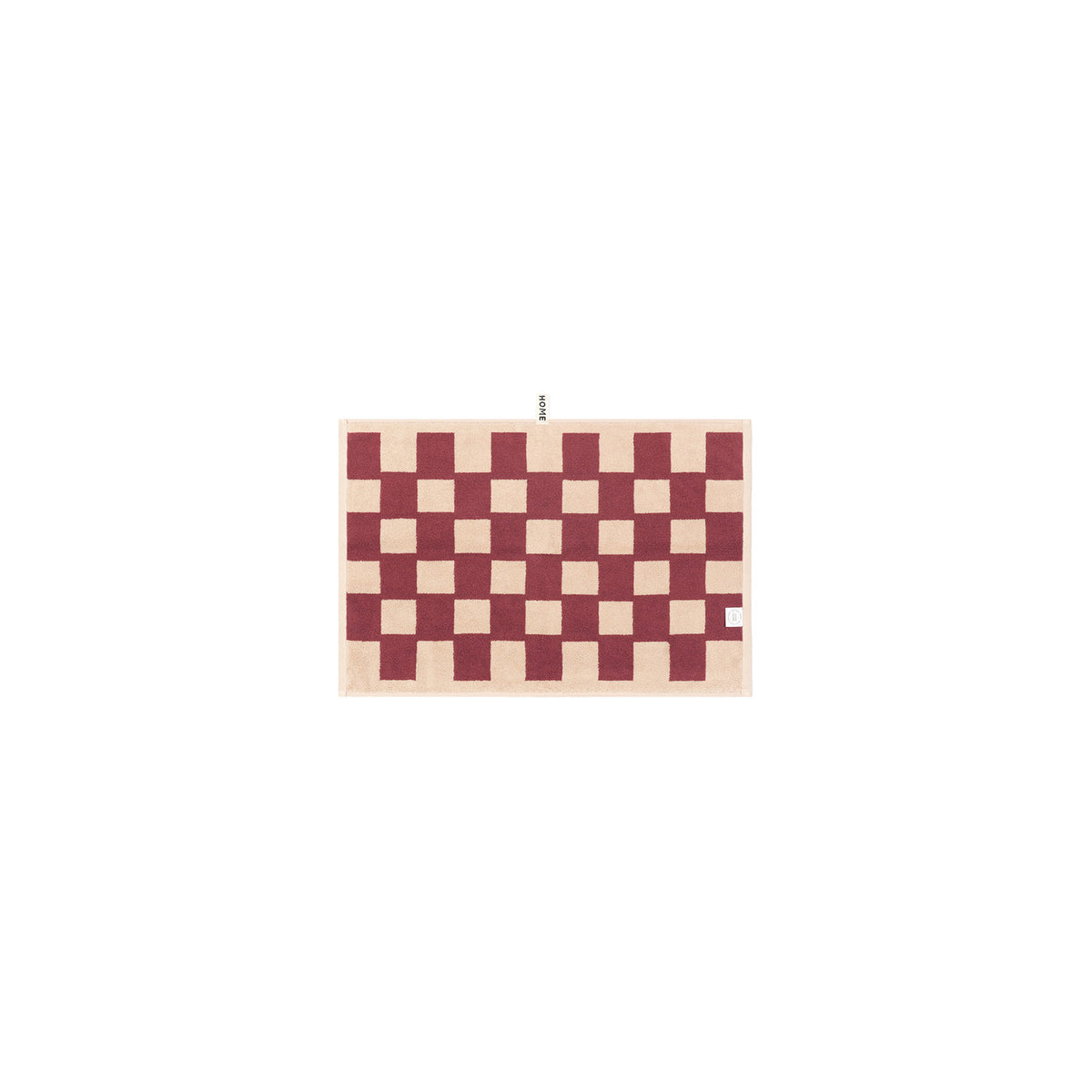 LOOP HOME ruby/almond blush - brick bundles — hand towel back