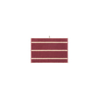 LOOP HOME ruby/almond blush - pinstripe bundles — hand towel front