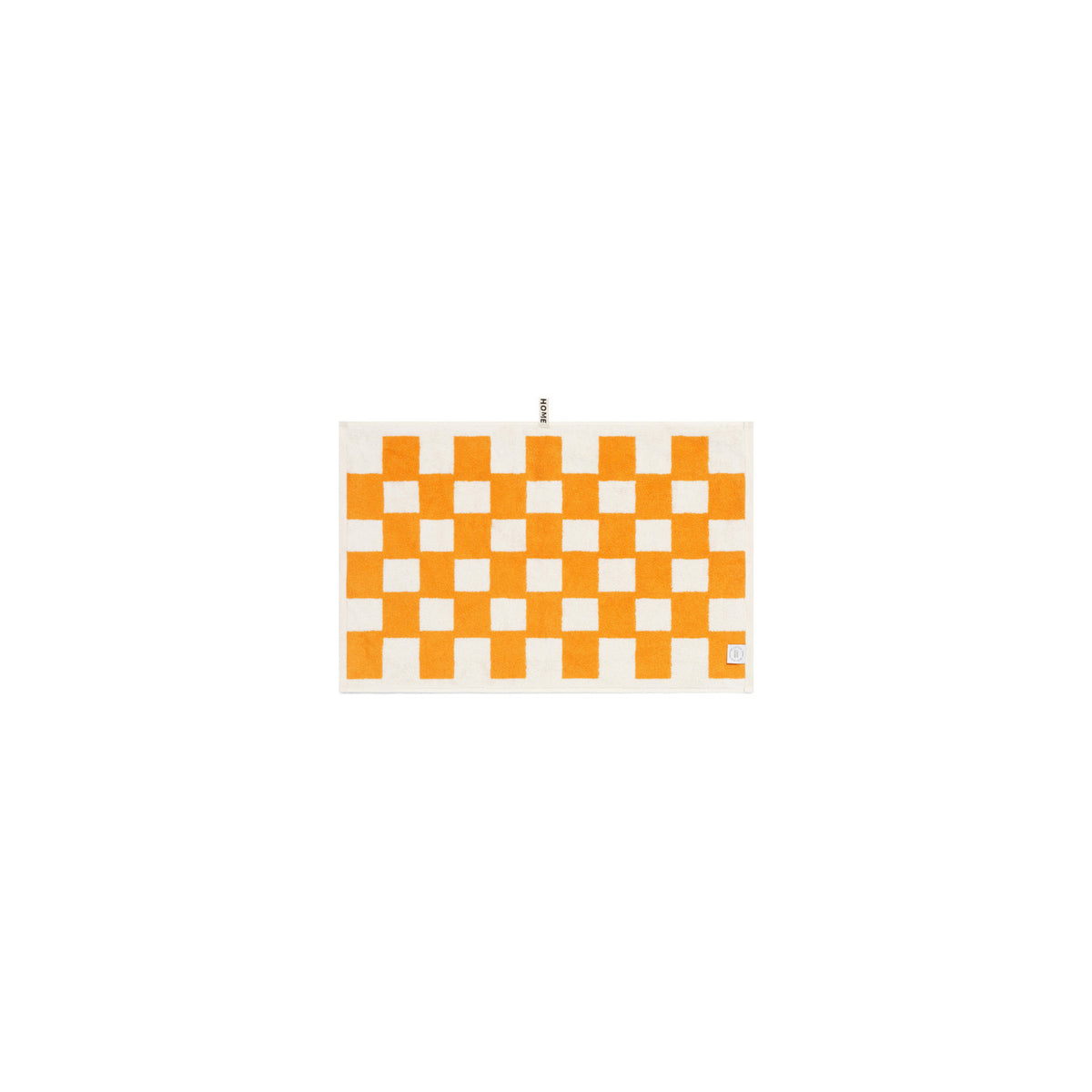 LOOP HOME hand towel - saffron/ivory - brick — view 3