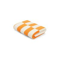 LOOP HOME hand towel - saffron/ivory - offset