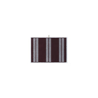 LOOP HOME hand towel - sky/carmine - dual dash — view 2