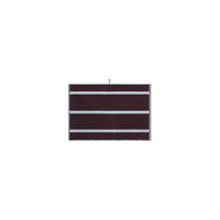 LOOP HOME sky/carmine - pinstripe bundles — hand towel front