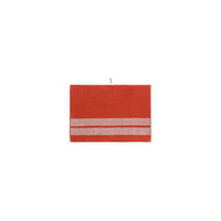 LOOP HOME hand towel - terracotta/stone - dual dash — view 2