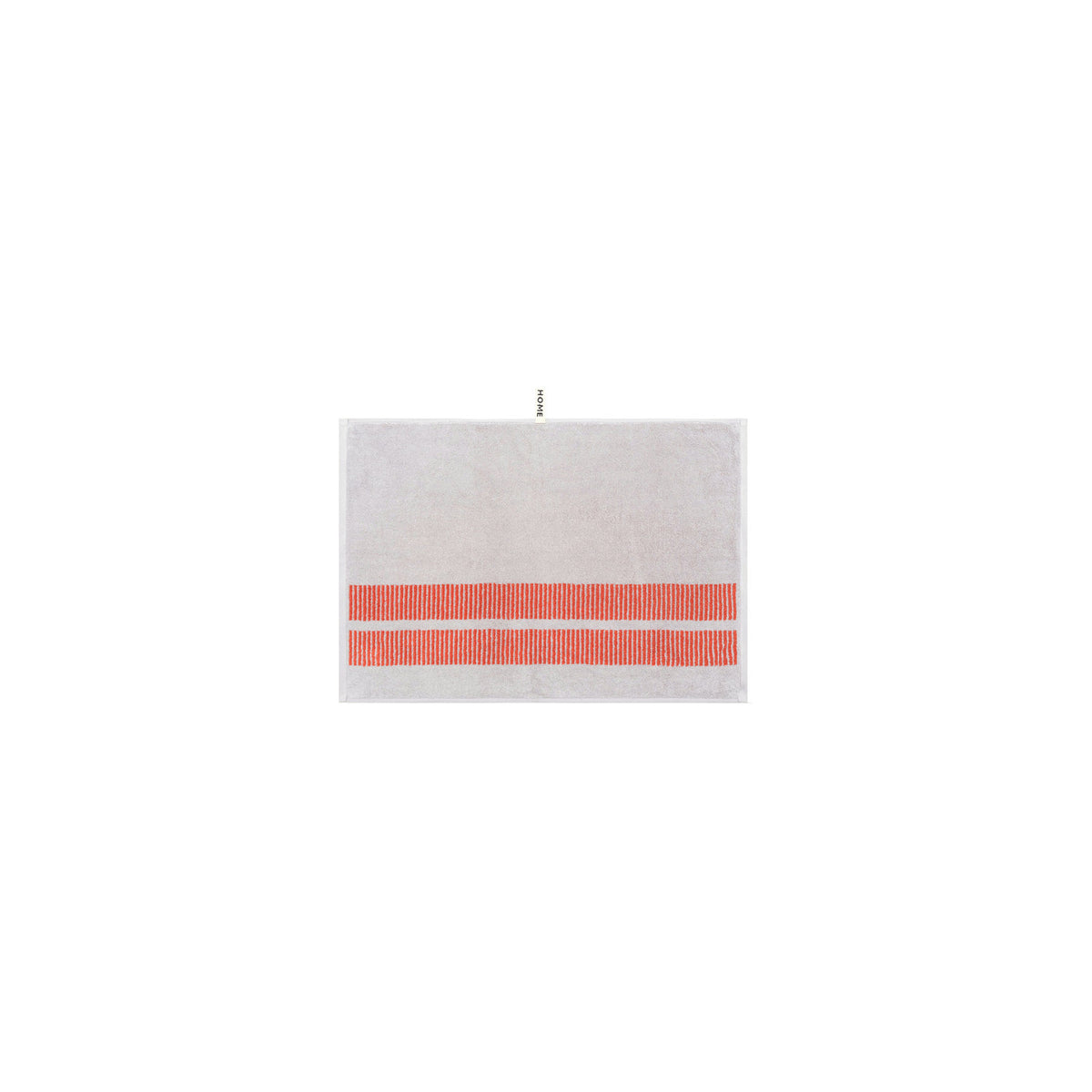 LOOP HOME hand towel - terracotta/stone - dual dash — view 3