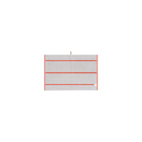 LOOP HOME hand towel - terracotta/stone - pinstripe — view 3