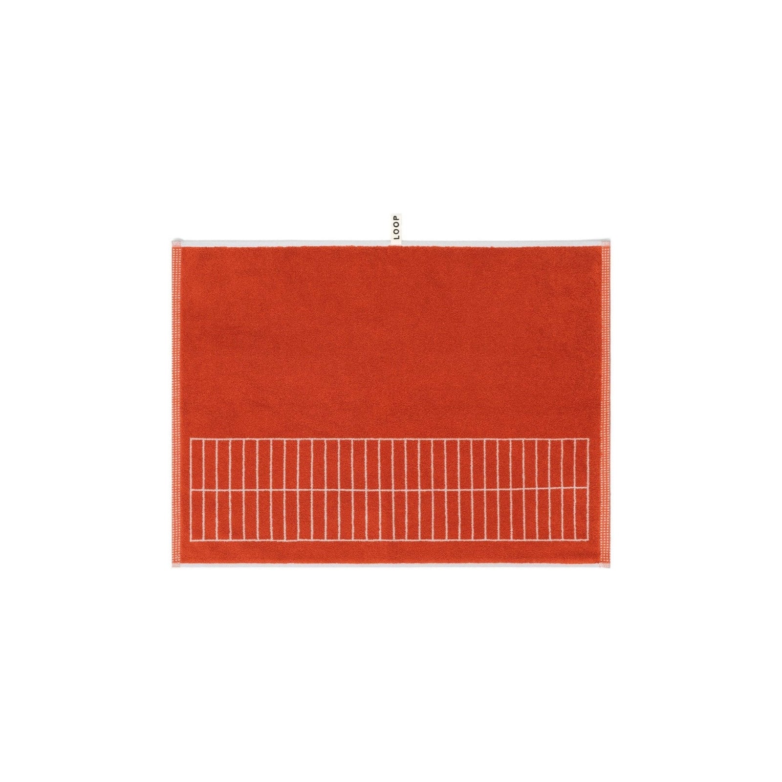 LOOP HOME bath mat - terracotta/stone - tile — view 2