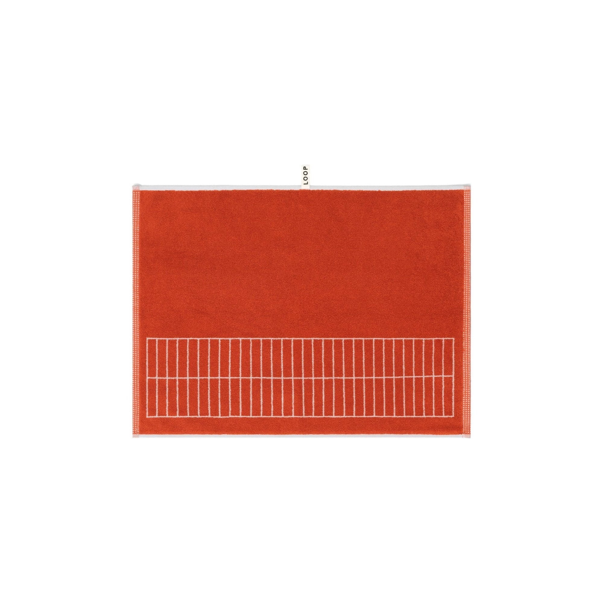 LOOP HOME bath mat - terracotta/stone - tile — view 2