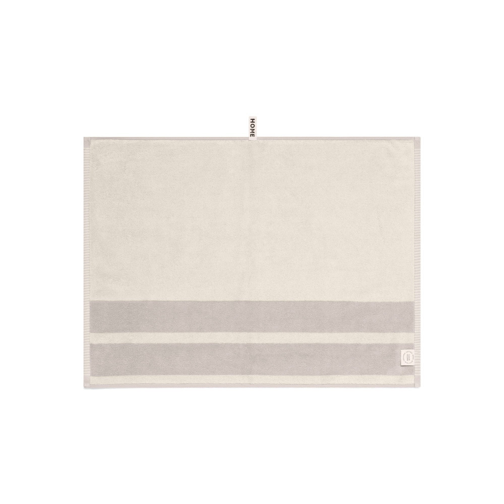Butter/Stone Bold Stripe Bath Mat — view 3