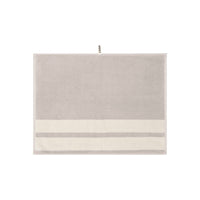 LOOP HOME bath mat - butter/stone - bold stripe — view 2
