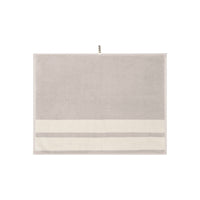 LOOP HOME bath mat - butter/stone - bold stripe — view 2