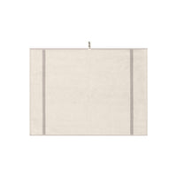 LOOP HOME bath mat - butter/stone - dual stripe — view 2