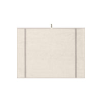LOOP HOME bath mat - butter/stone - dual stripe — view 2