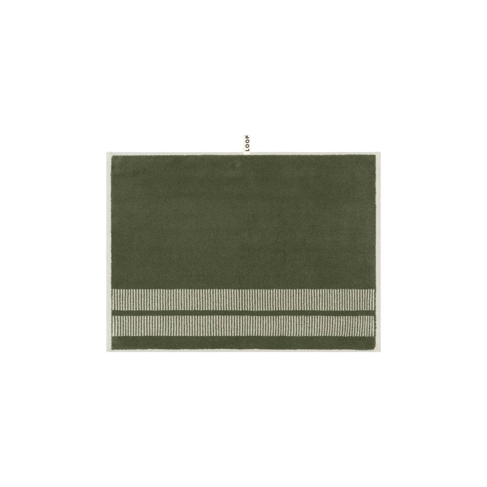 LOOP HOME bath mat - forest/sage - dual dash — view 2