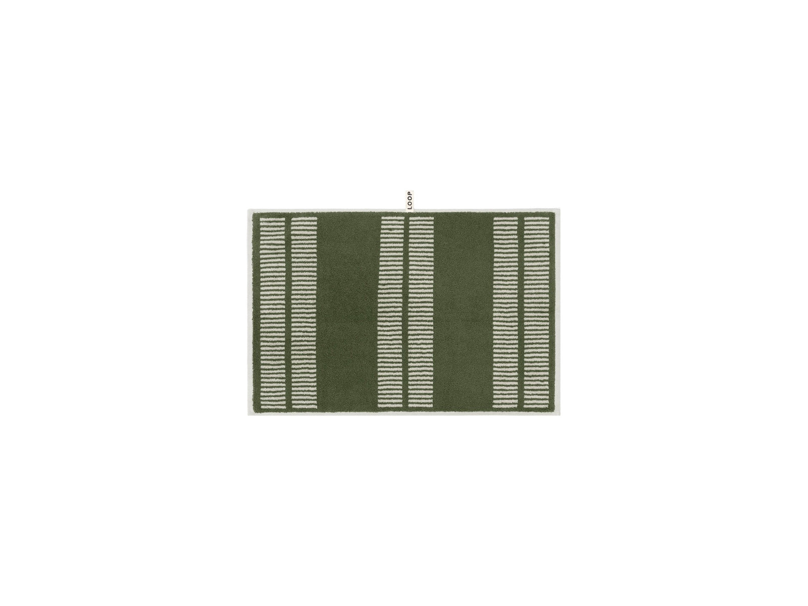 LOOP HOME hand towel - forest/sage - dual dash — view 2