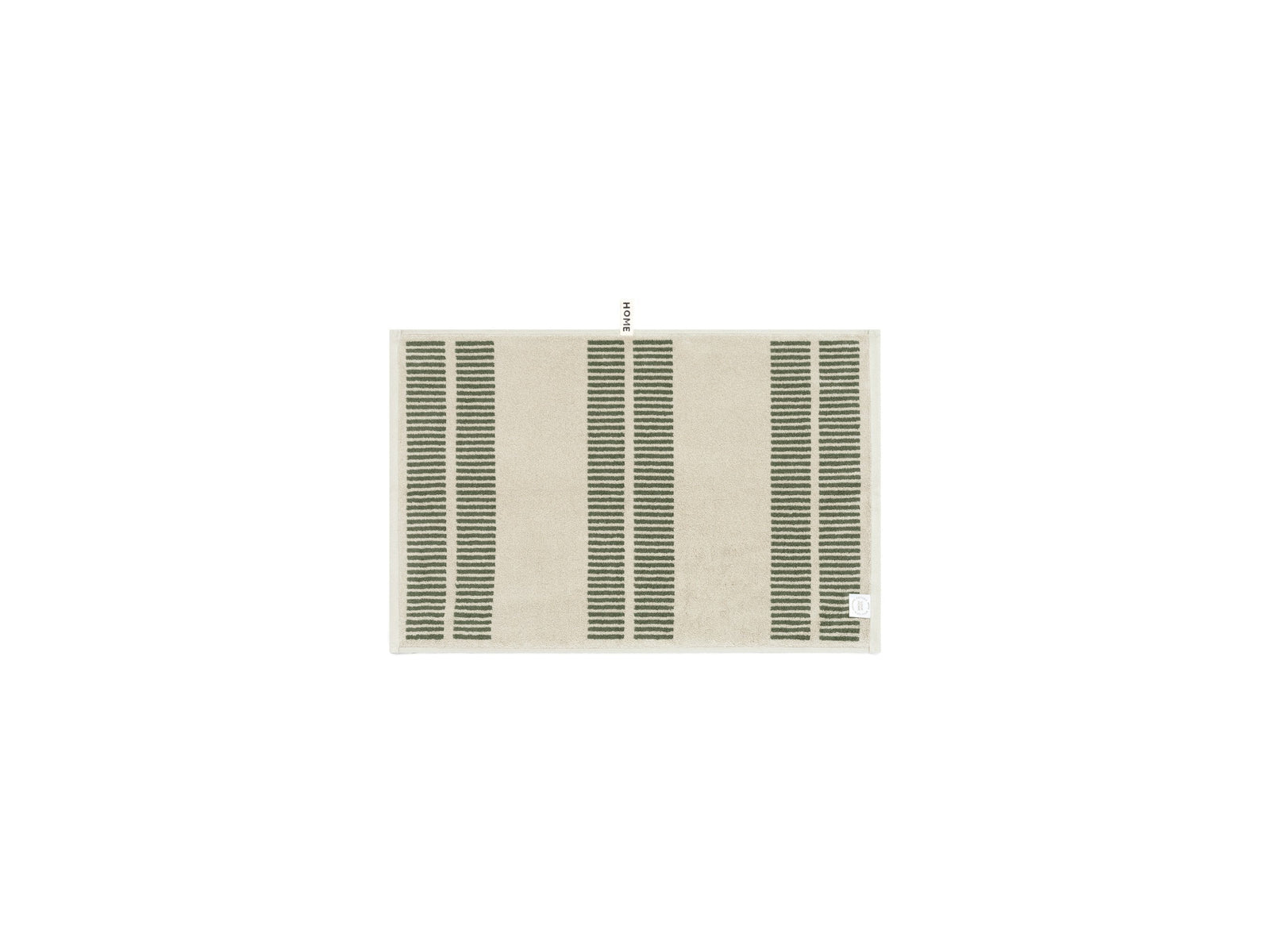 LOOP HOME hand towel - forest/sage - dual dash — view 3