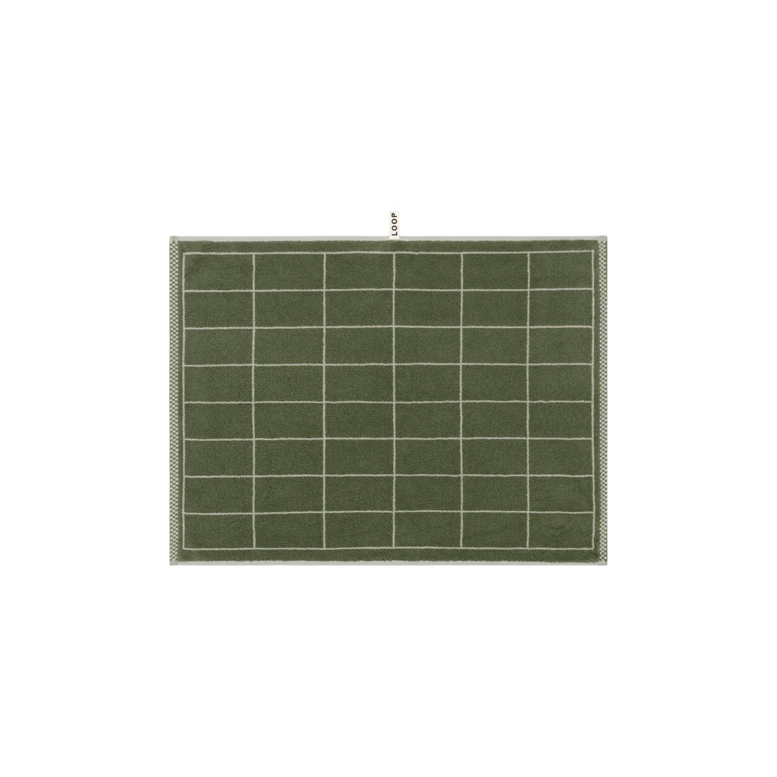 LOOP HOME bath mat - forest/sage - tile — view 2