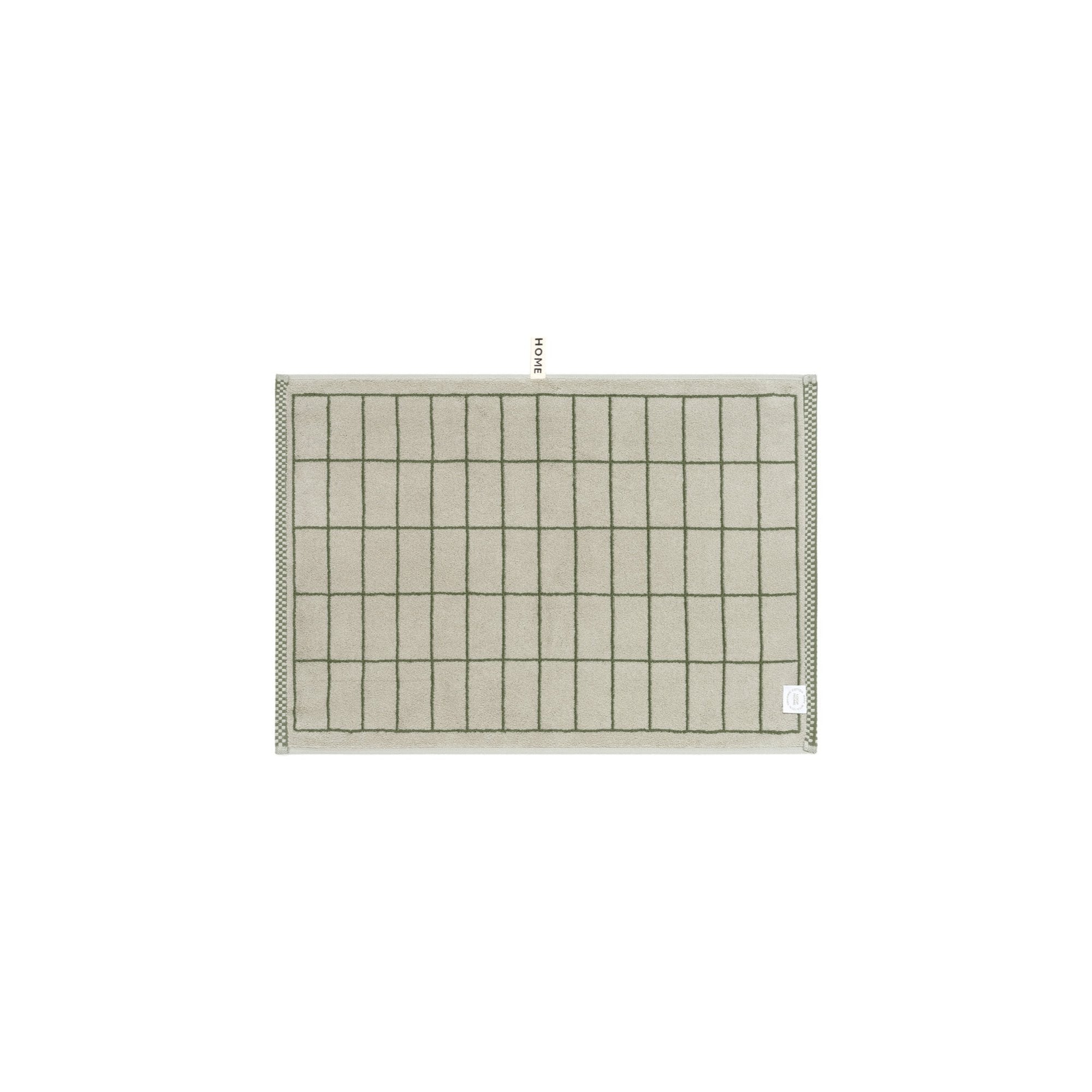 LOOP HOME hand towel - forest/sage - tile — view 3