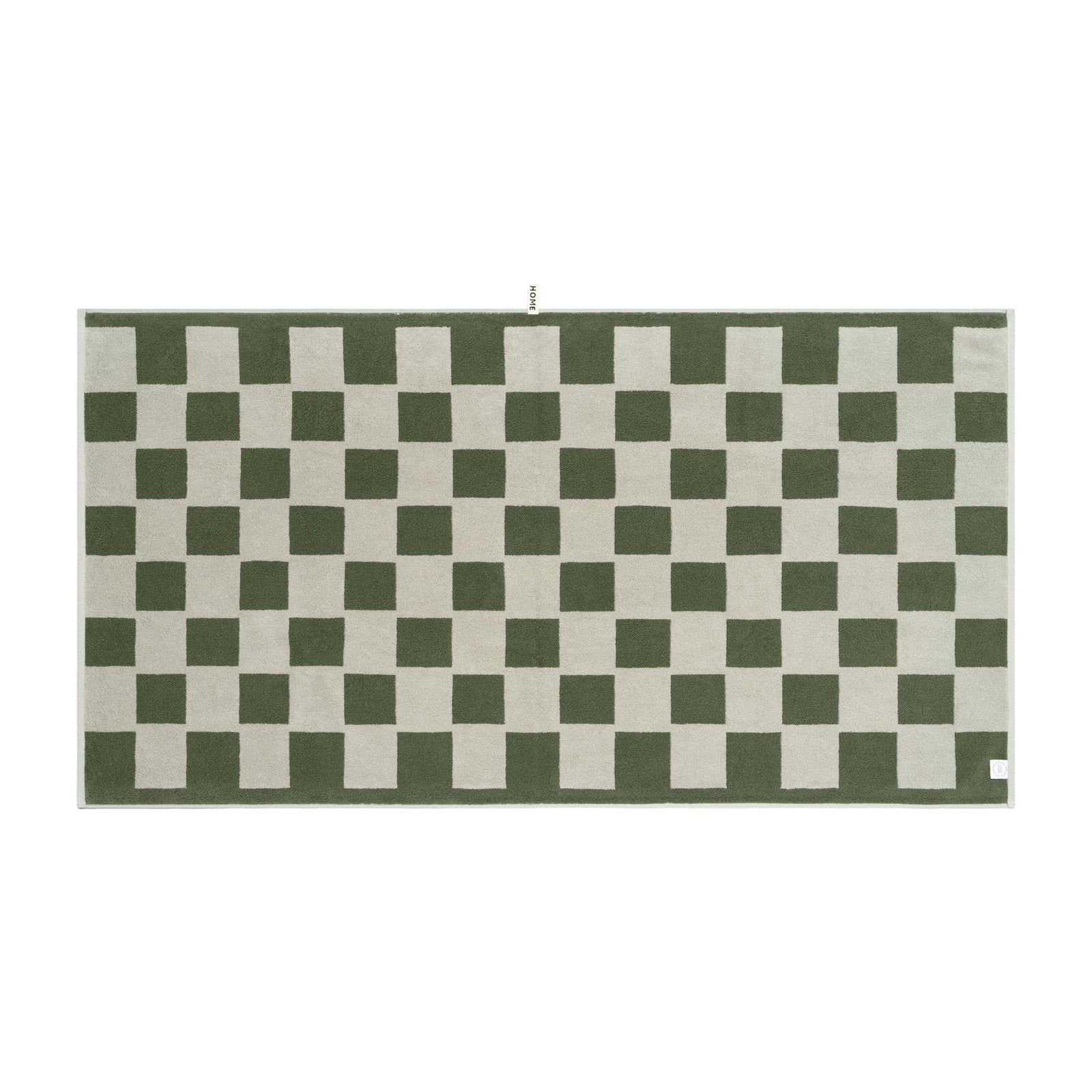 LOOP HOME bath sheet - forest/sage - brick — view 3