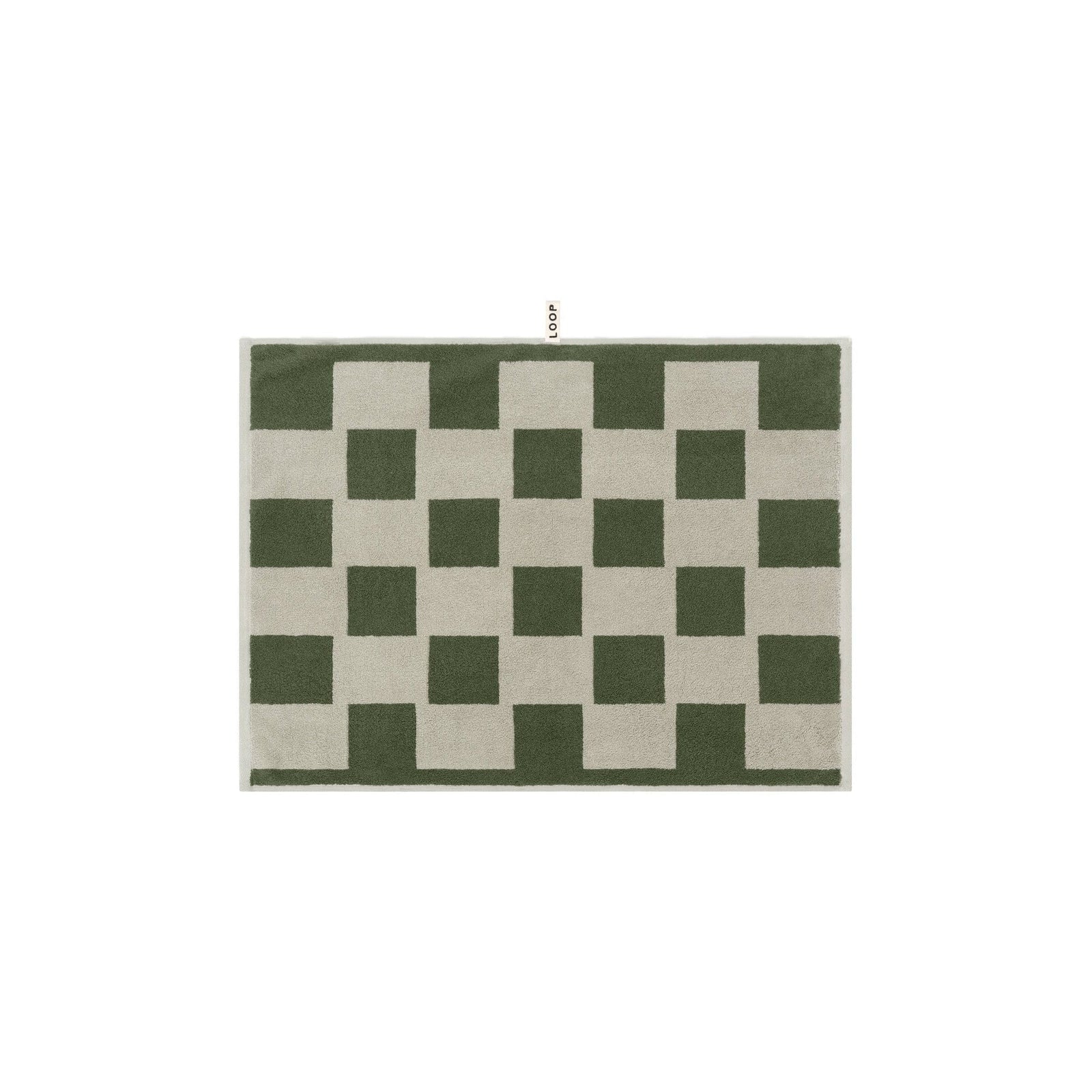 LOOP HOME bath mat - forest/sage - brick — view 2