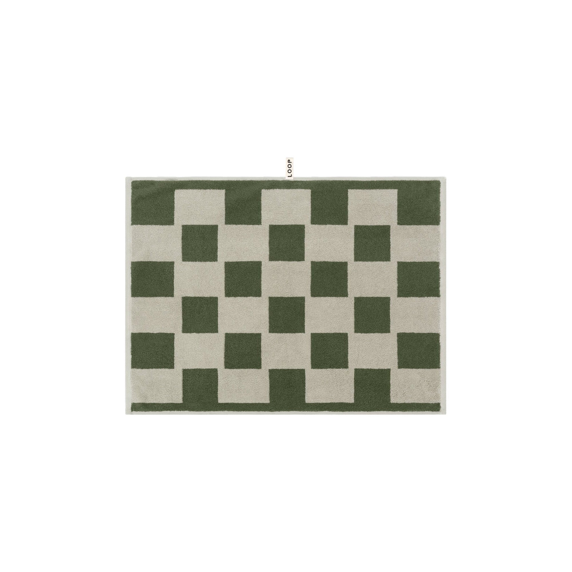 LOOP HOME bath mat - forest/sage - brick — view 2