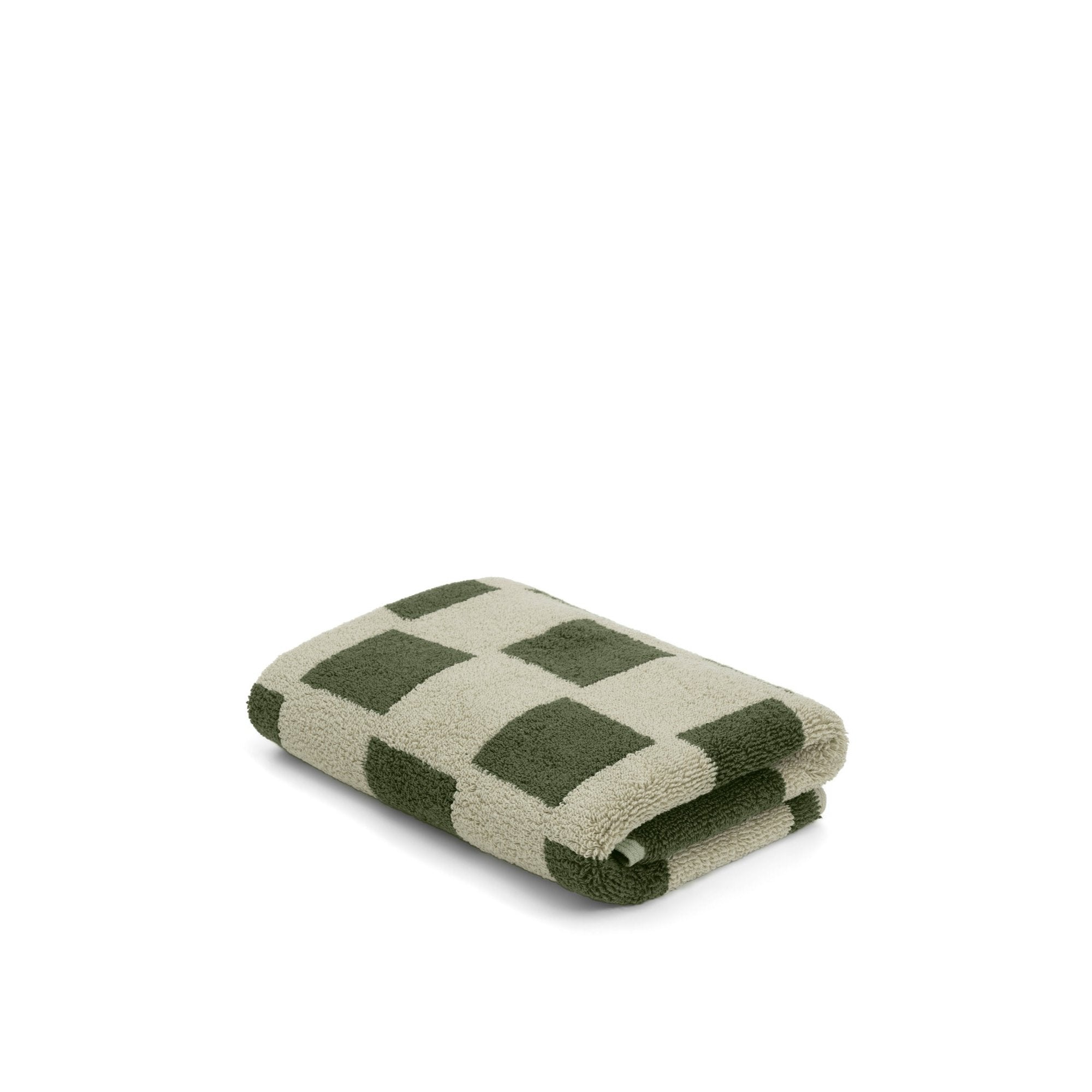 LOOP HOME hand towel - forest/sage - brick