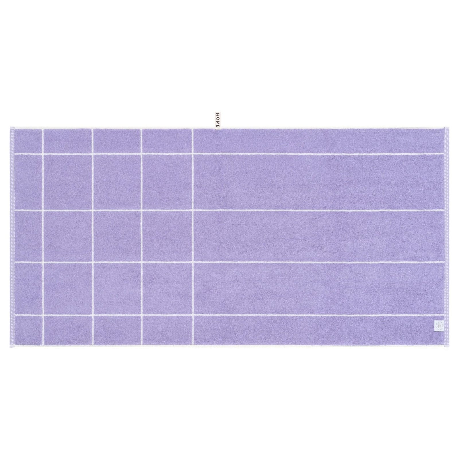 LOOP HOME bath towel - lilac/ivory - mesh — view 3