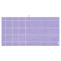 LOOP HOME bath towel - lilac/ivory - mesh — view 3