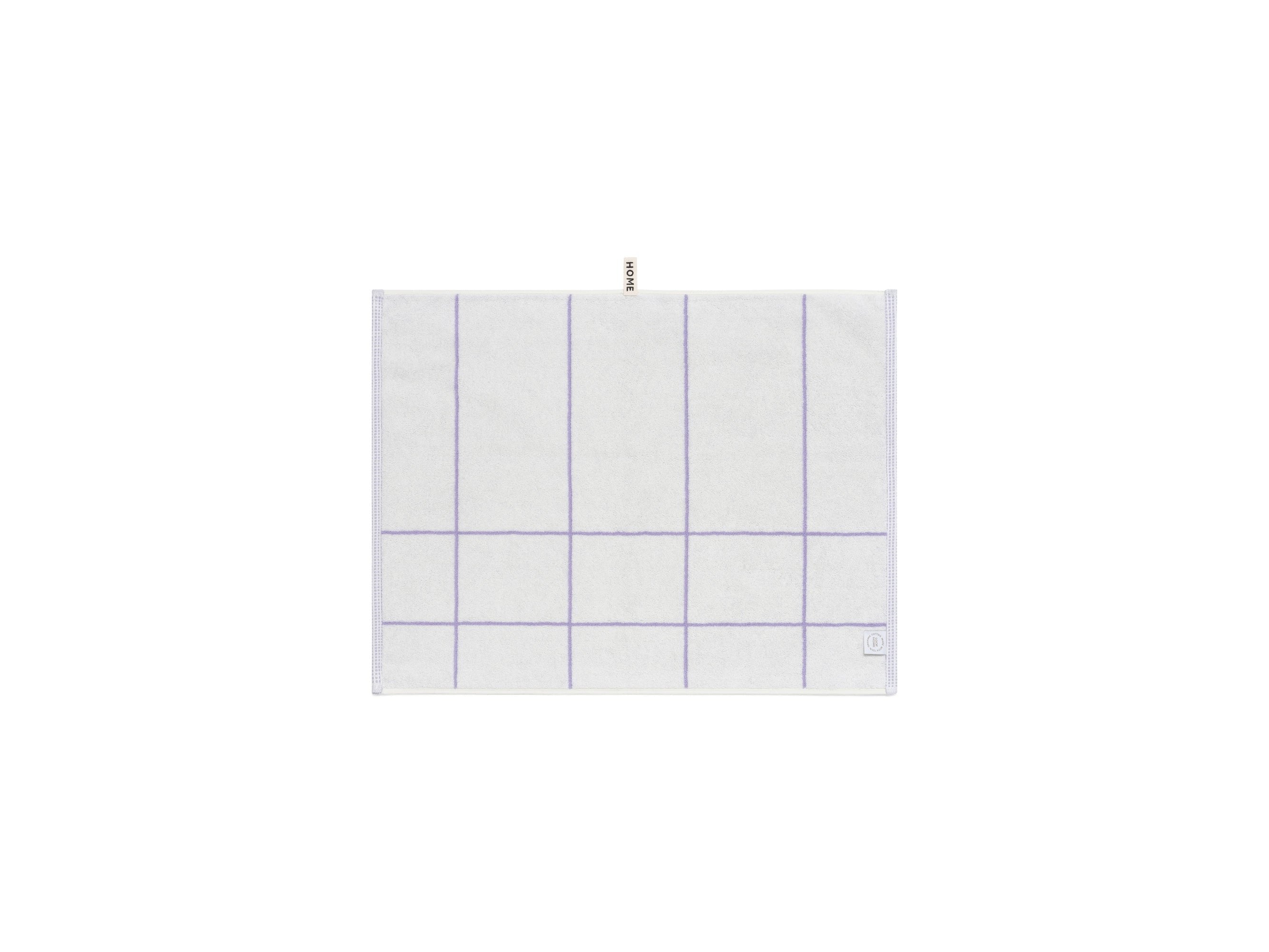 LOOP HOME bath mat - lilac/ivory - mesh — view 3