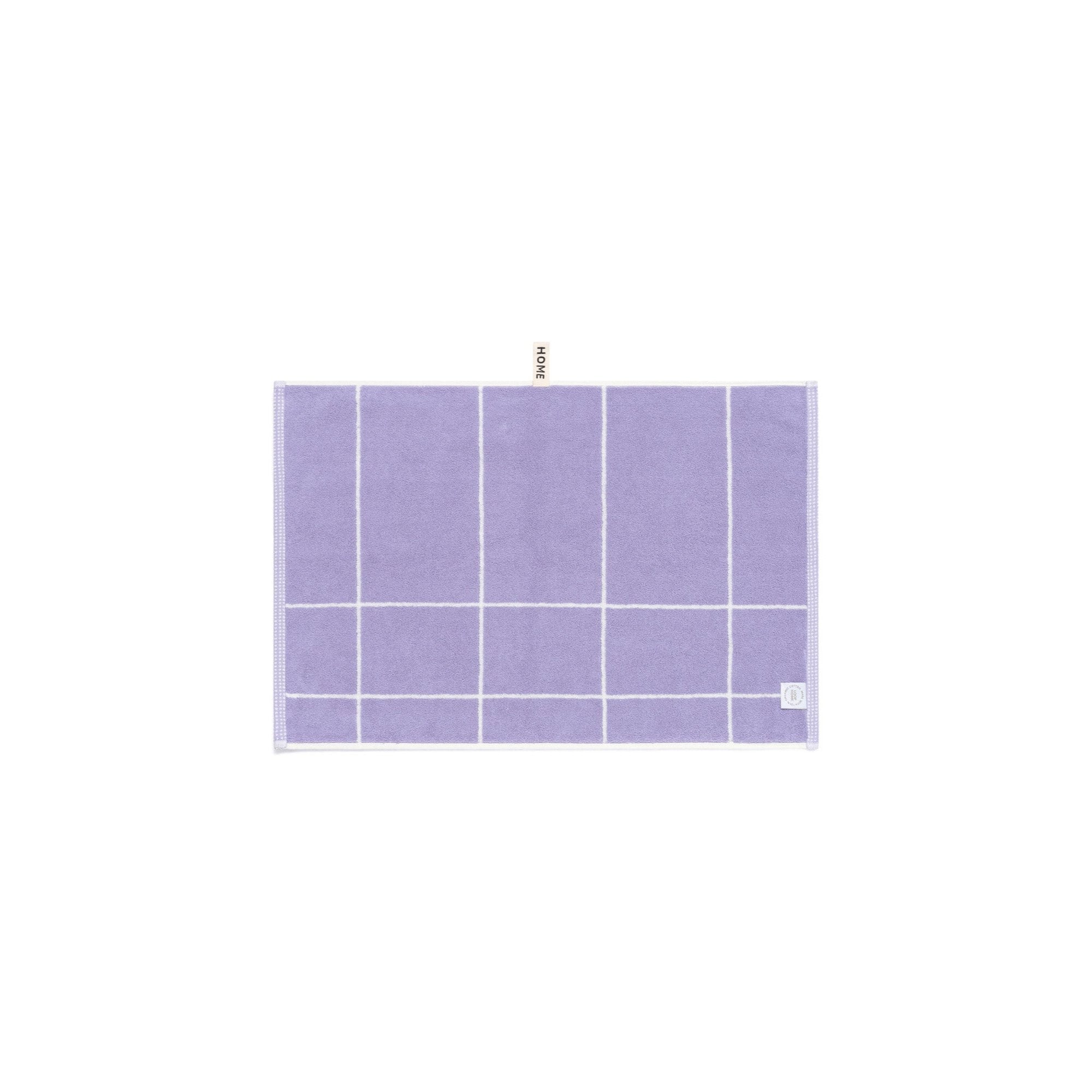 LOOP HOME hand towel - lilac/ivory - mesh — view 3