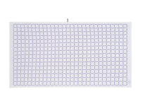 Lilac/Ivory Grid Bath Sheet — view 3