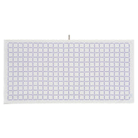 LOOP HOME lilac face towel folded showing striped design
