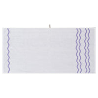 Lilac/Ivory Wave Bath Towel — view 2