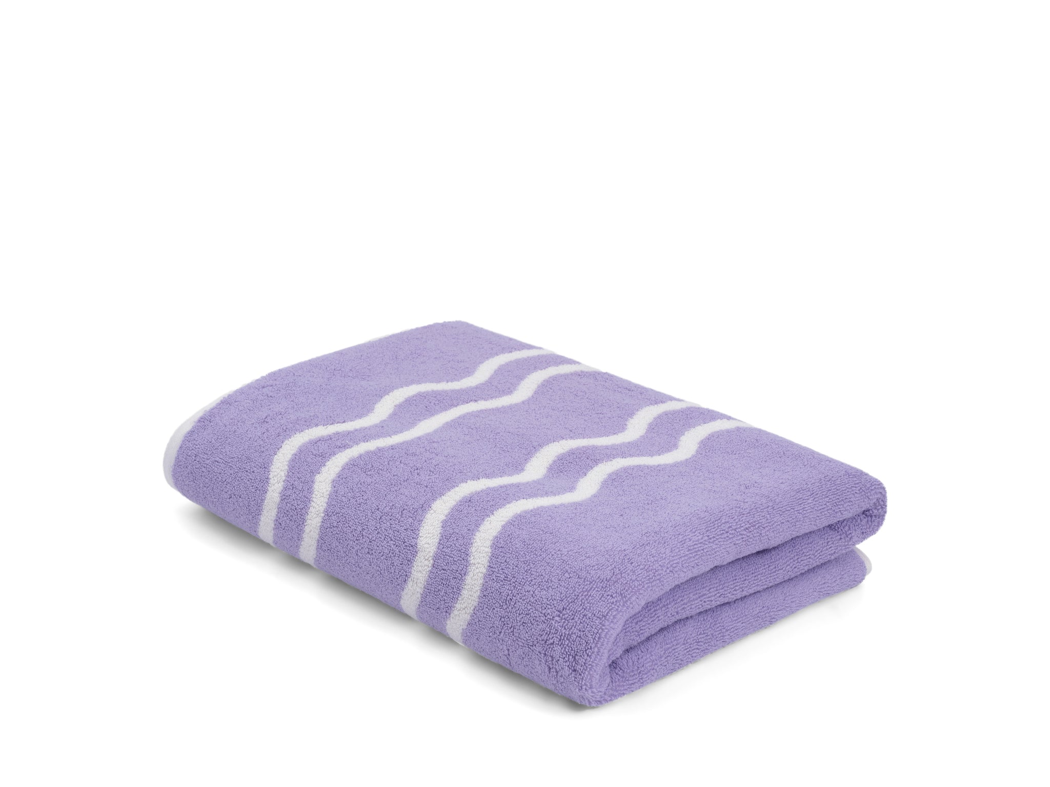 Bath Sheet - Lilac/Ivory - Wave