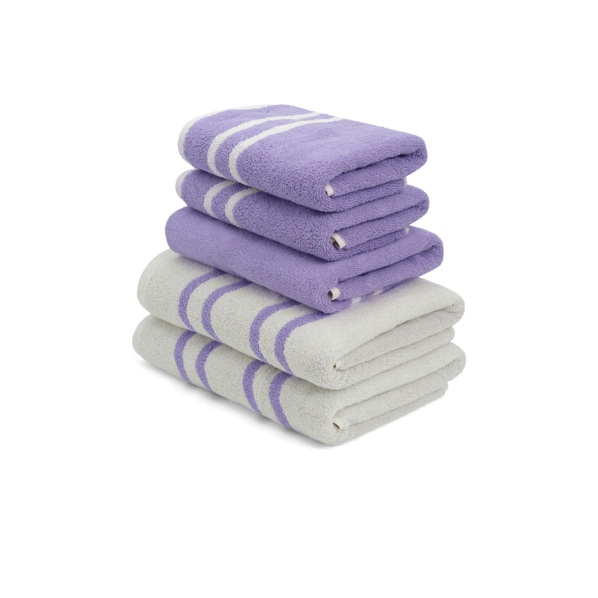 Lilac/Ivory - Wave Bundles