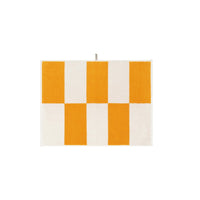 LOOP HOME bath mat - saffron/ivory - block — view 2