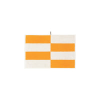 LOOP HOME hand towel - saffron/ivory - block — view 2