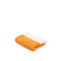 LOOP HOME hand towel - saffron/ivory - block