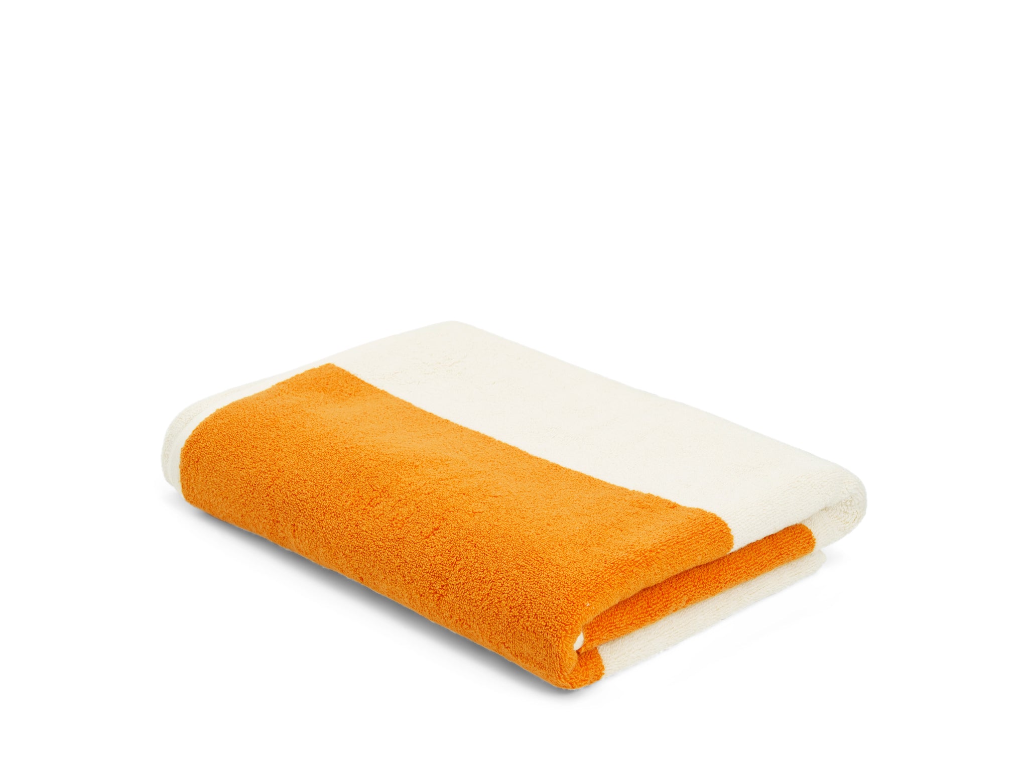 Bath Sheet - Saffron/Ivory - Block