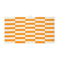 LOOP HOME bath sheet - saffron/ivory - offset — view 2