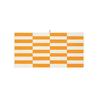 LOOP HOME bath towel - saffron/ivory - offset — view 2