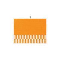 Saffron/Ivory Offset Bath Mat — view 2