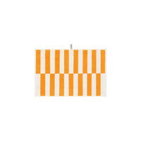 LOOP HOME hand towel - saffron/ivory - offset — view 2