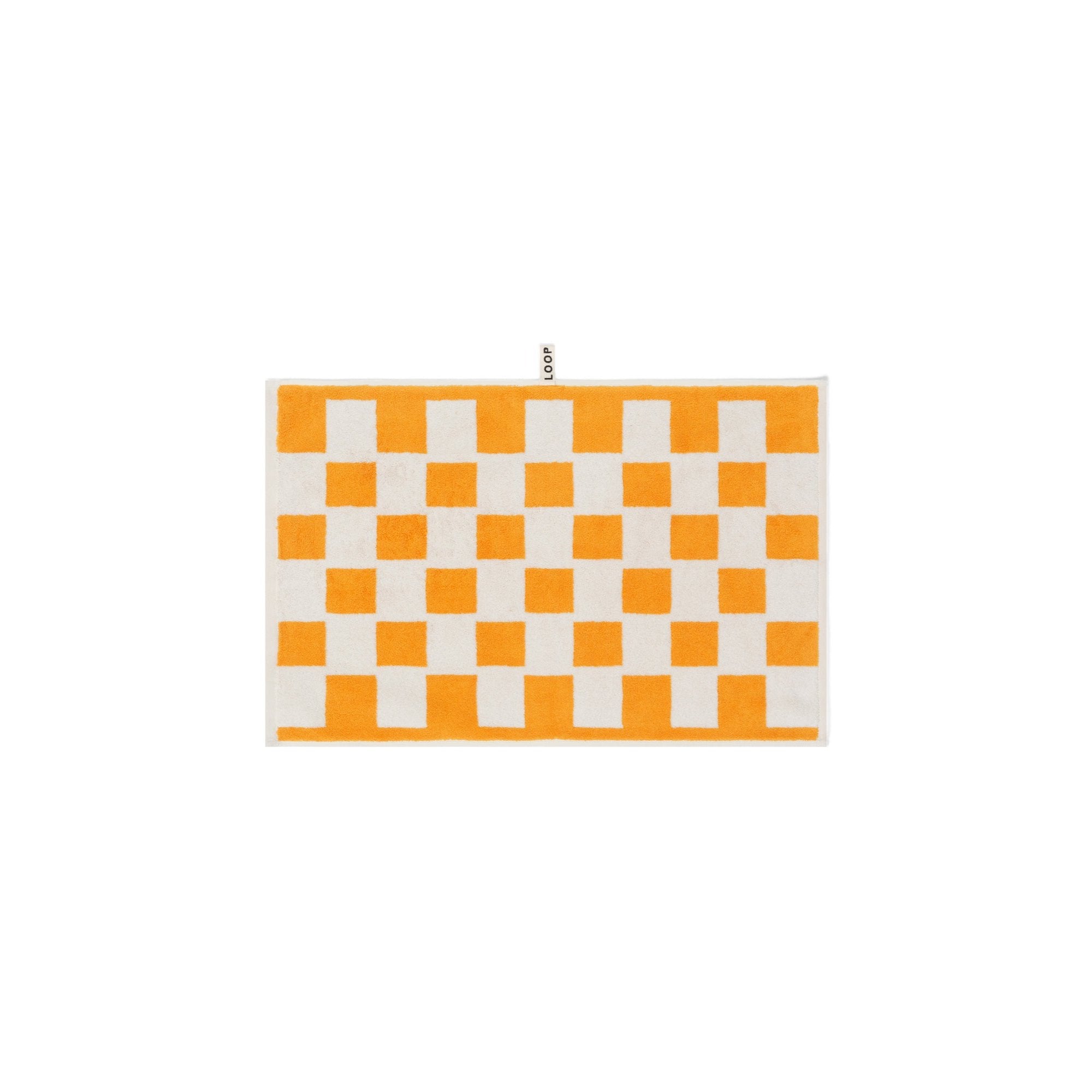 Saffron/Ivory Brick Hand Towel — view 2