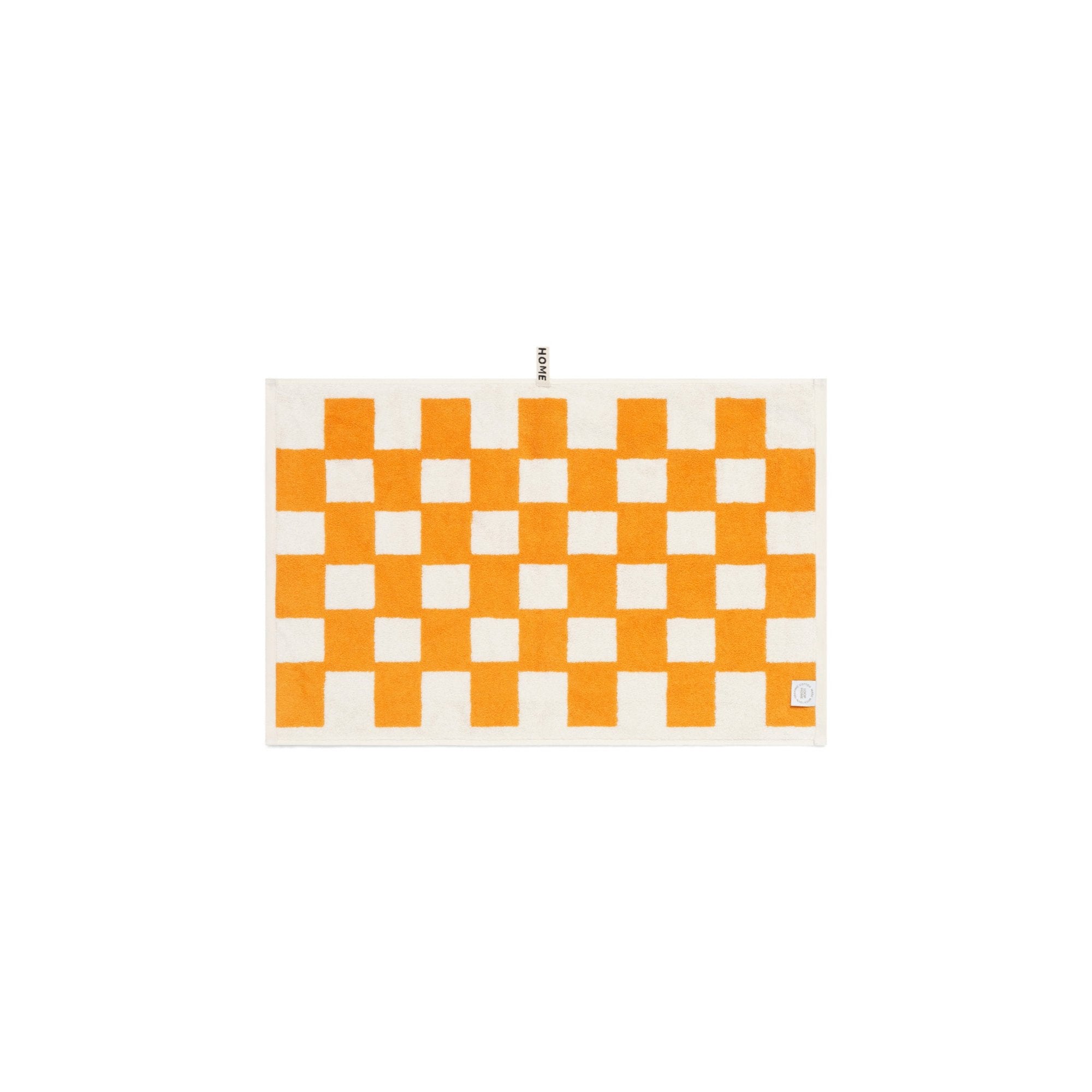 Saffron/Ivory Brick Hand Towel — view 3